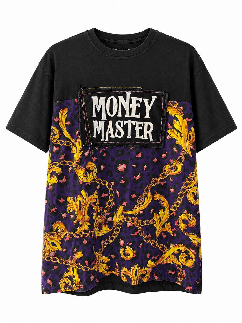 Money Master Short-Sleeve Graphic Tee - Black & Purple